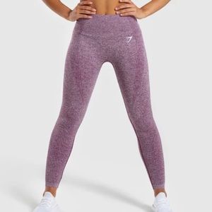 Purple Vital Seamless Gymshark Leggings